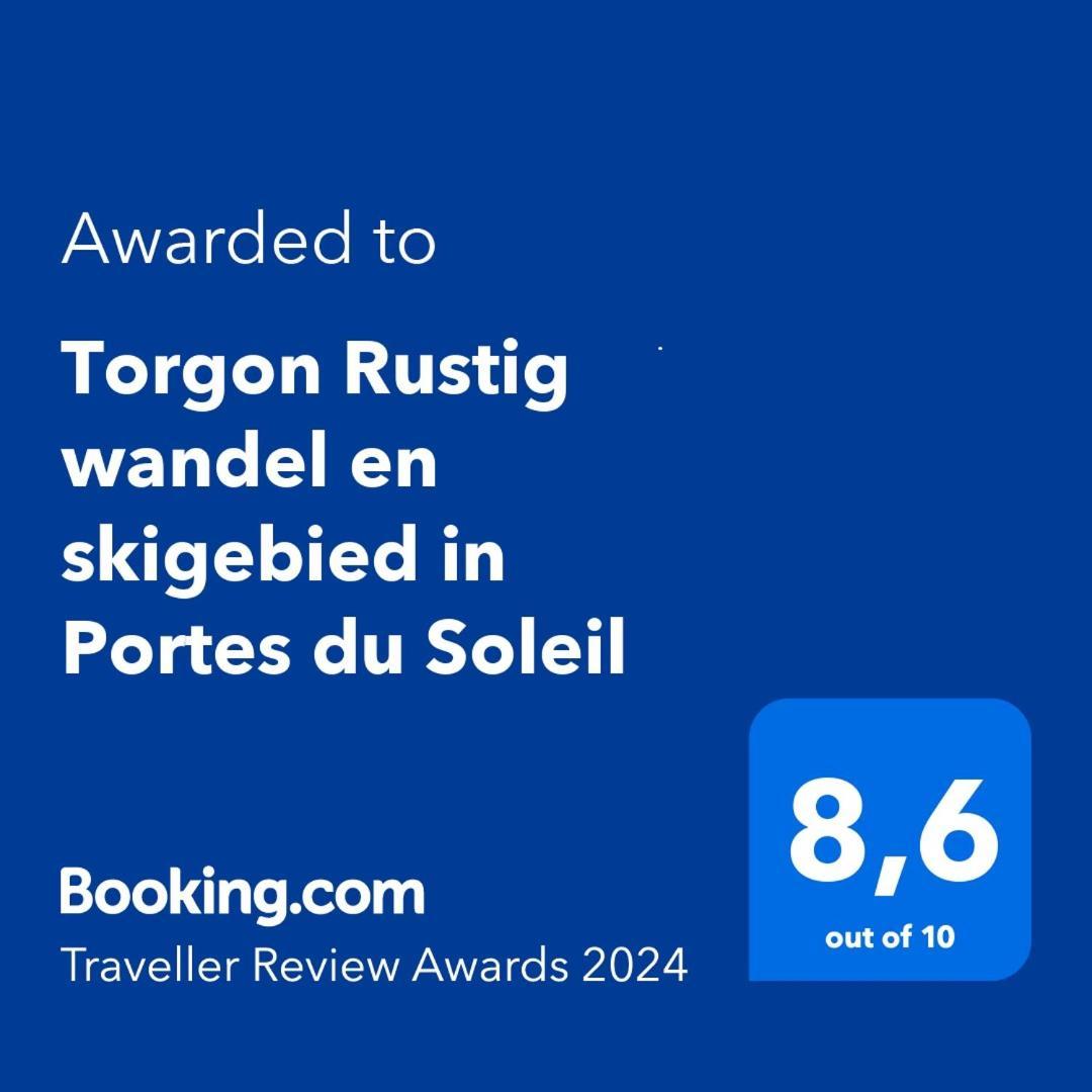 Heerlijke Wandel Of Ski Vakantie In Torgon Portes Du Soleil Exteriör bild